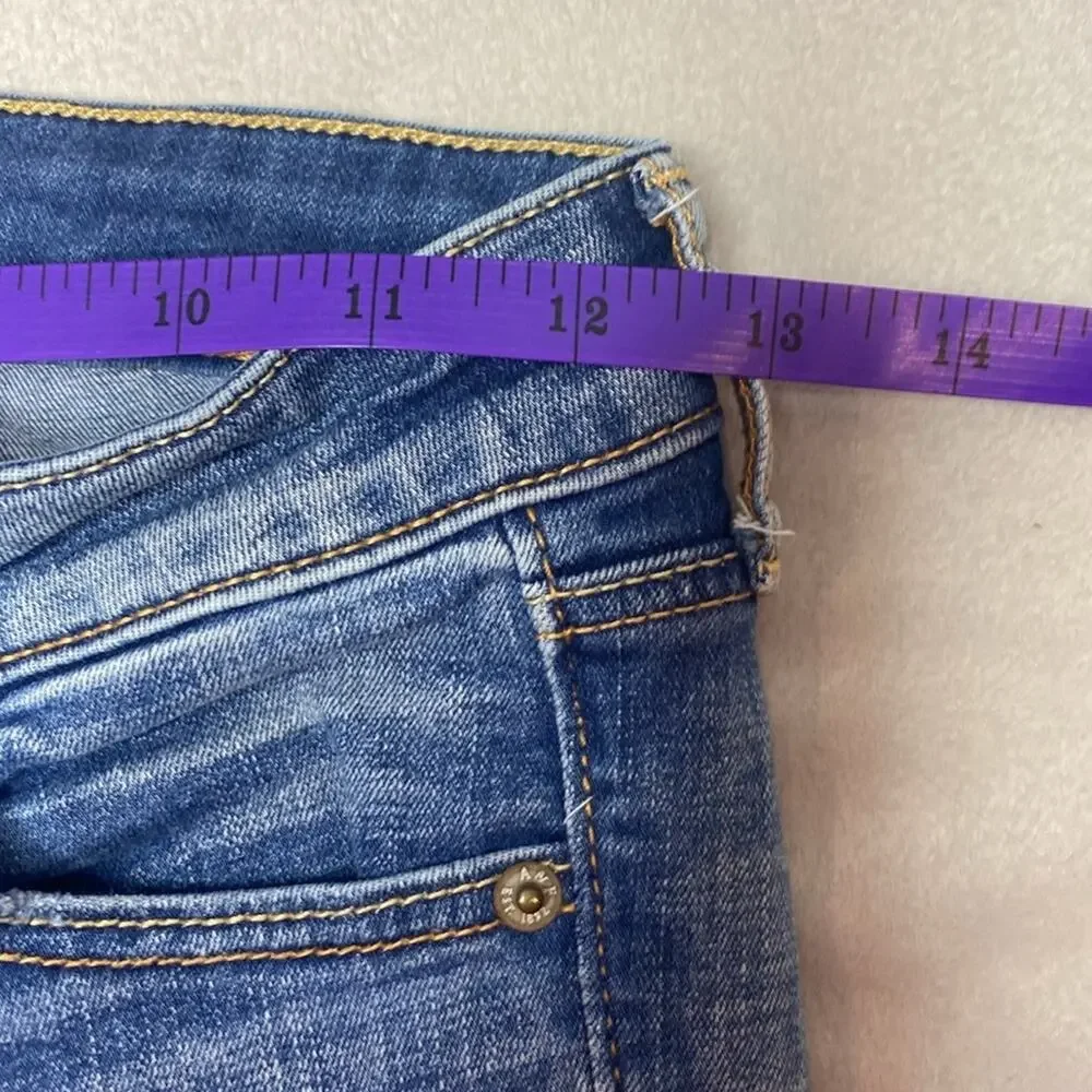 Abercrombie and Fitch blue jeans size 00S W 24 L 29